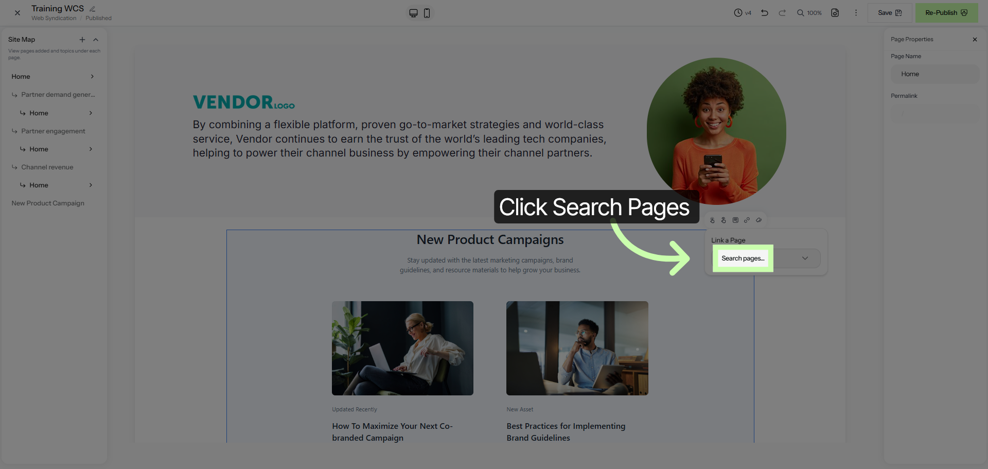 Search Pages