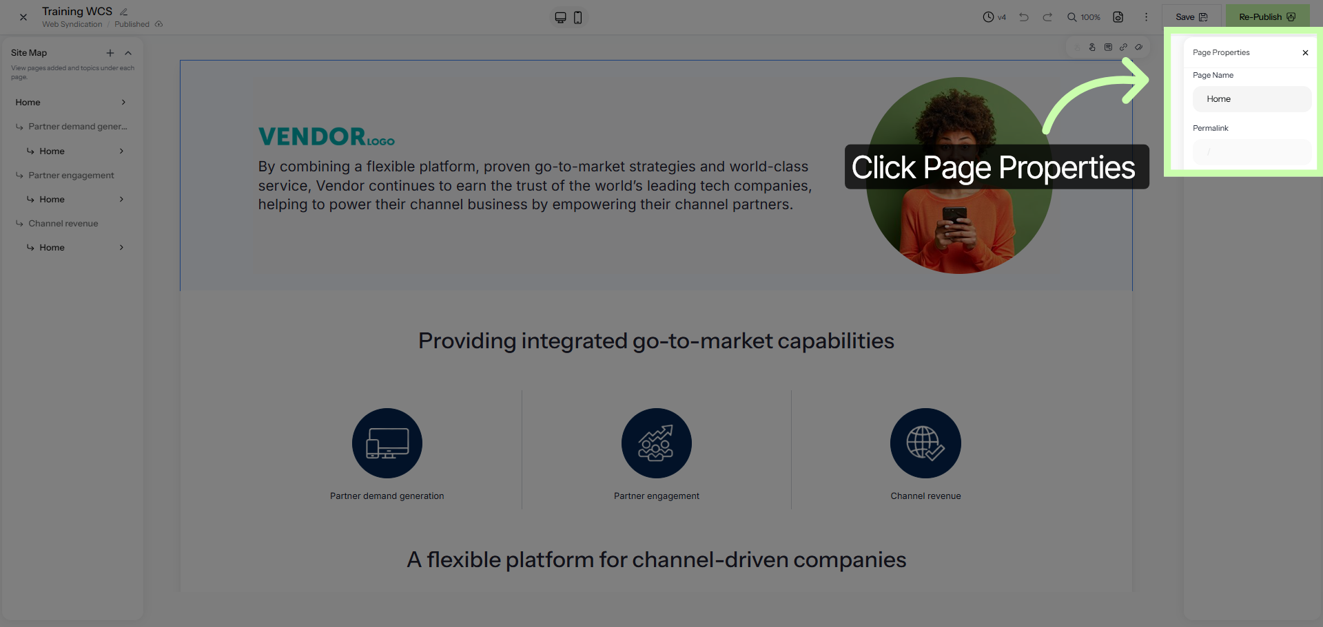 Access Page Properties