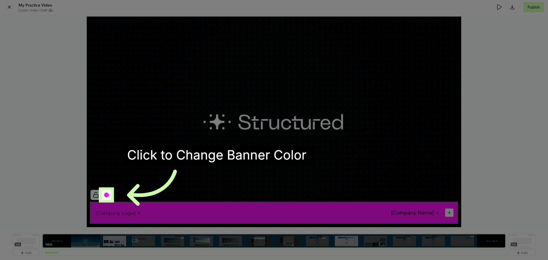 Access Banner Settings