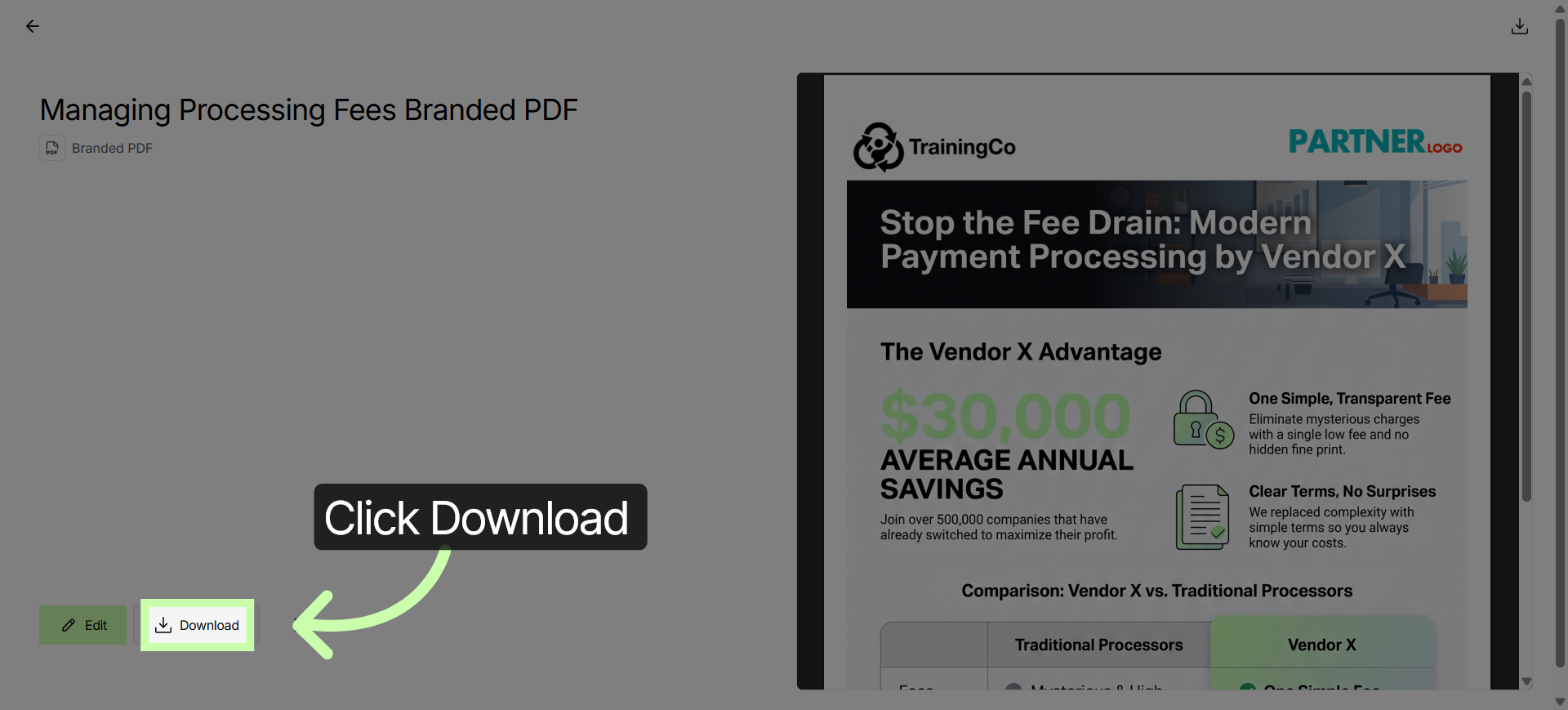 Download Customized PDF