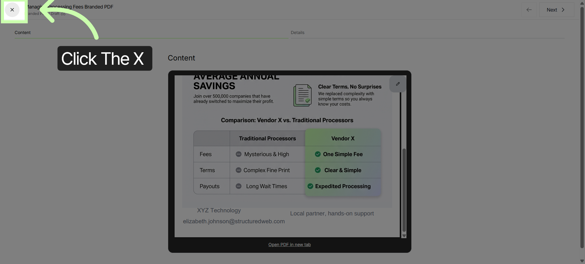Prepare PDF For Download