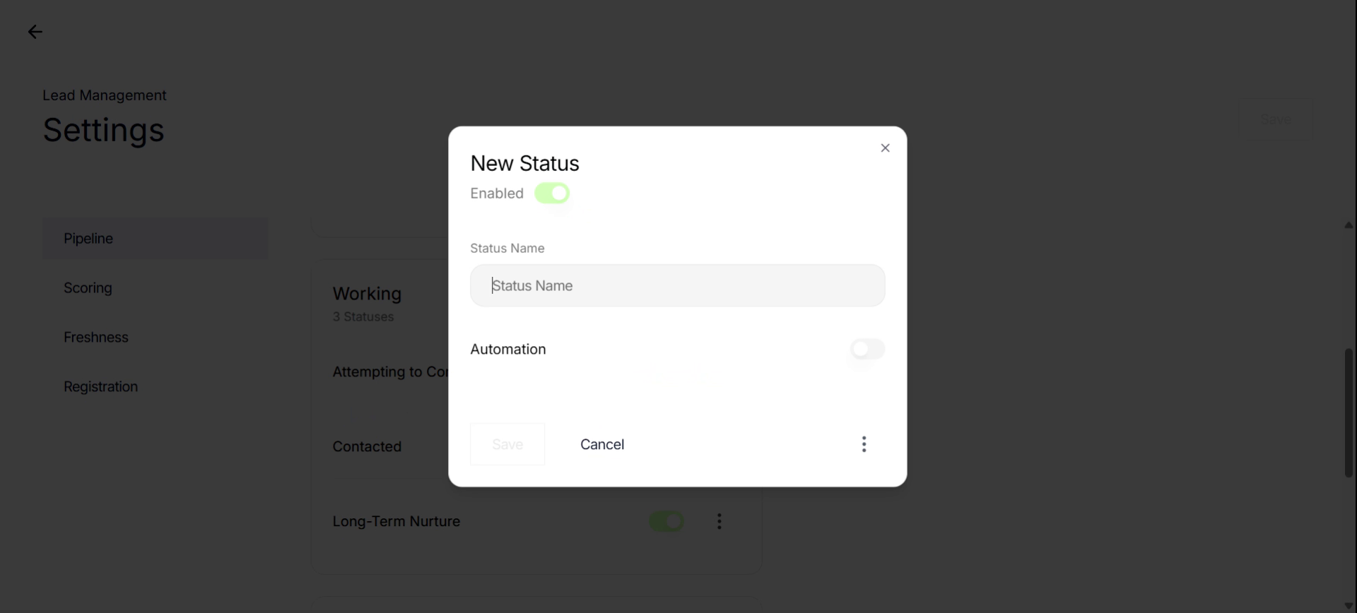 Name New Status Demo Requested