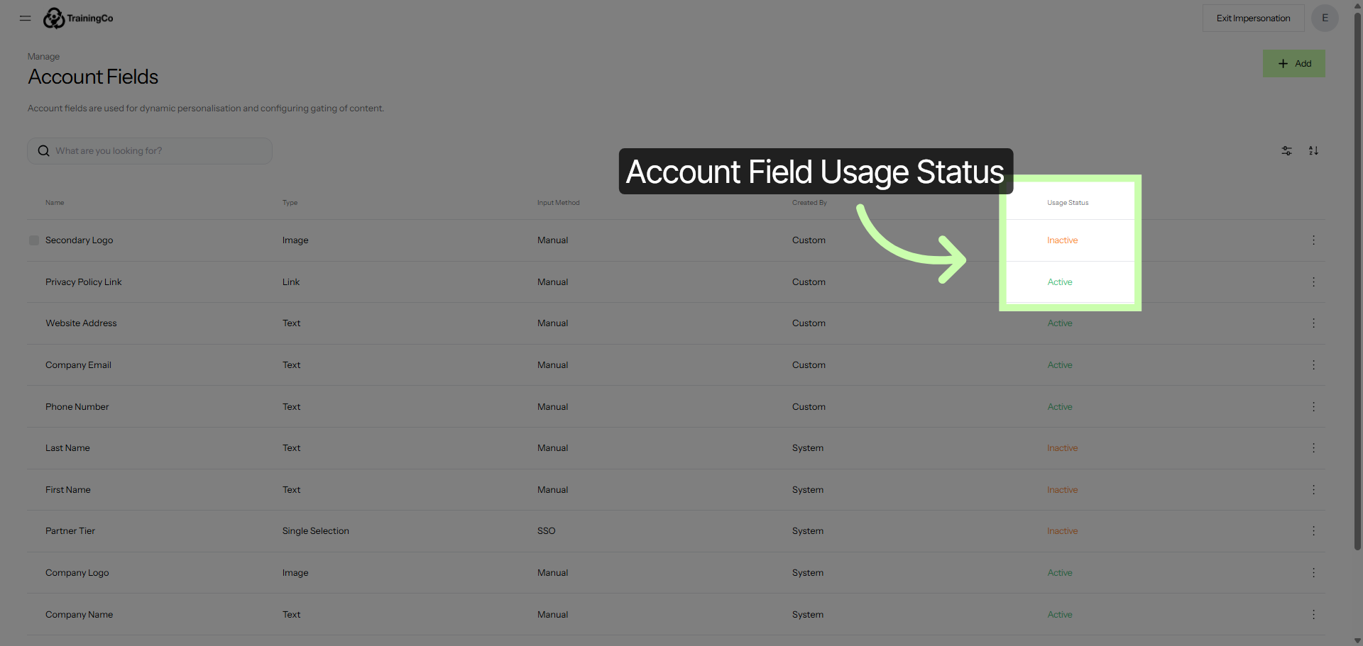 Access Privacy Policy Link