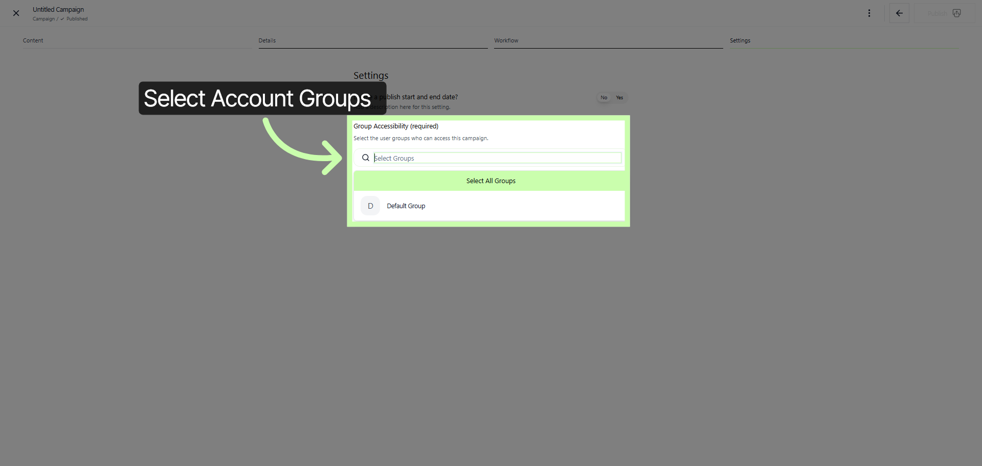 Search for Groups