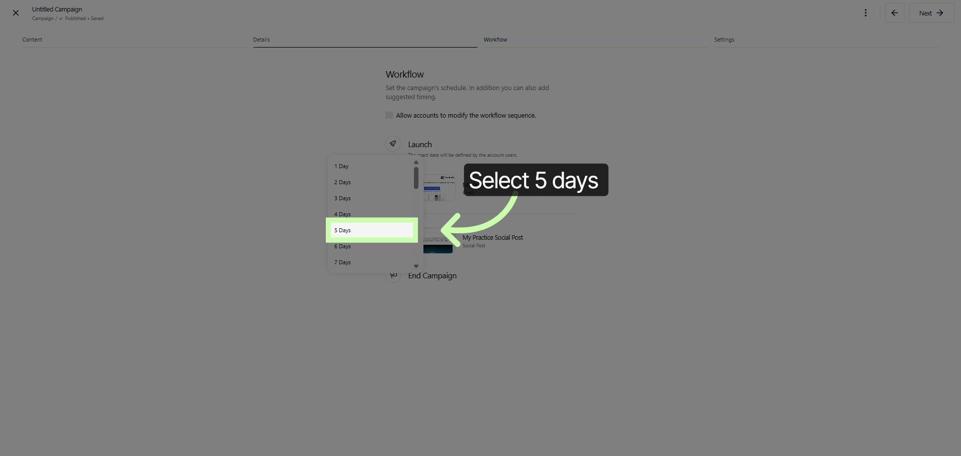 Set Delay Duration