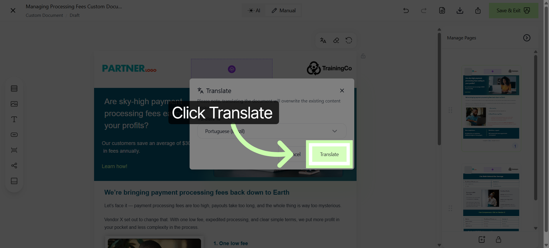 Initiate Translation