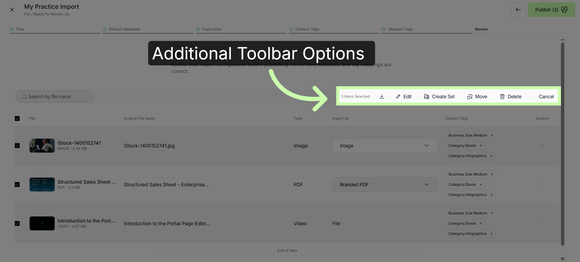 Choose Branded PDF Tag