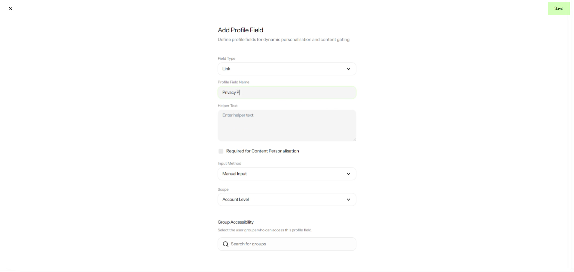 Name Field Privacy Policy Link