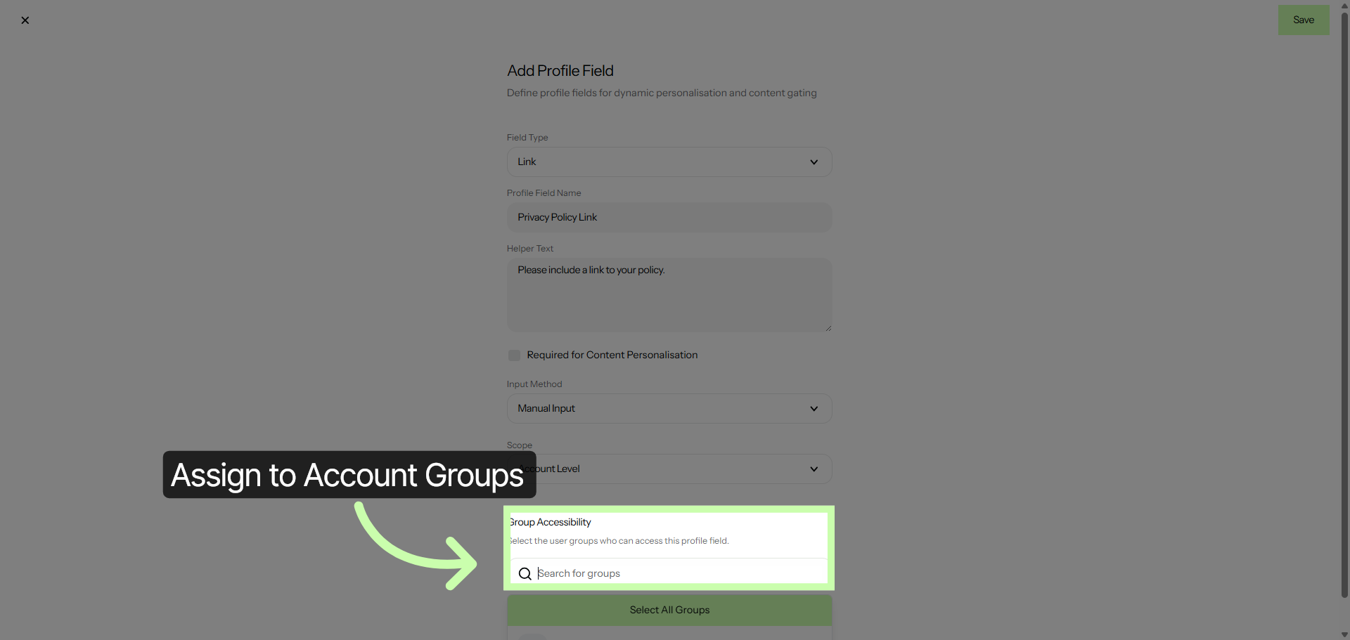 Search for Groups