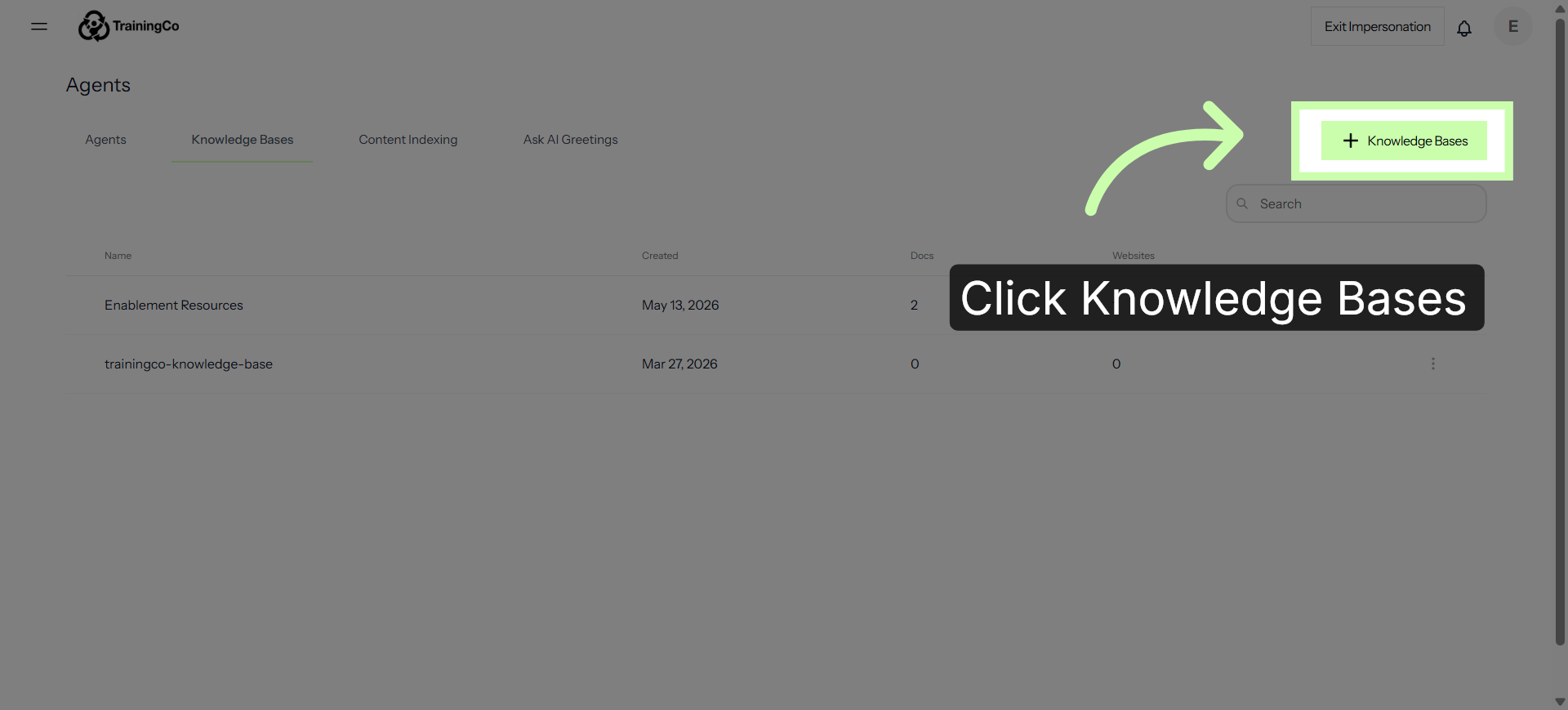 Add a New Knowledge Base