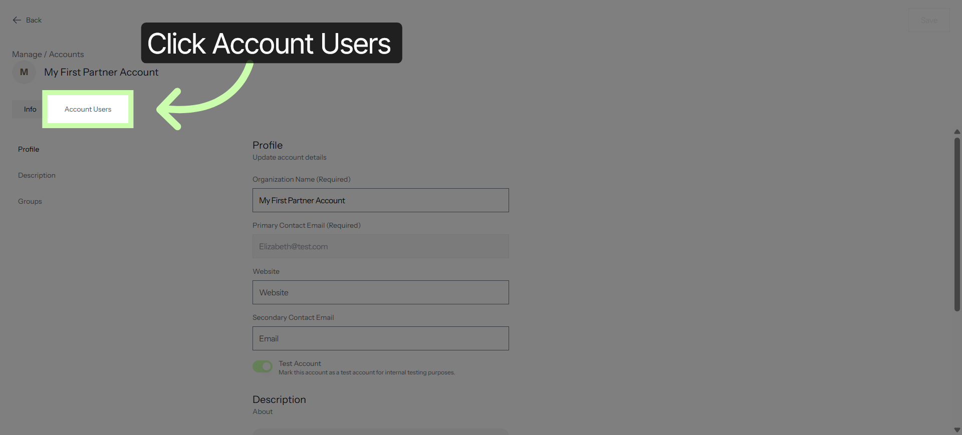 View Account Users