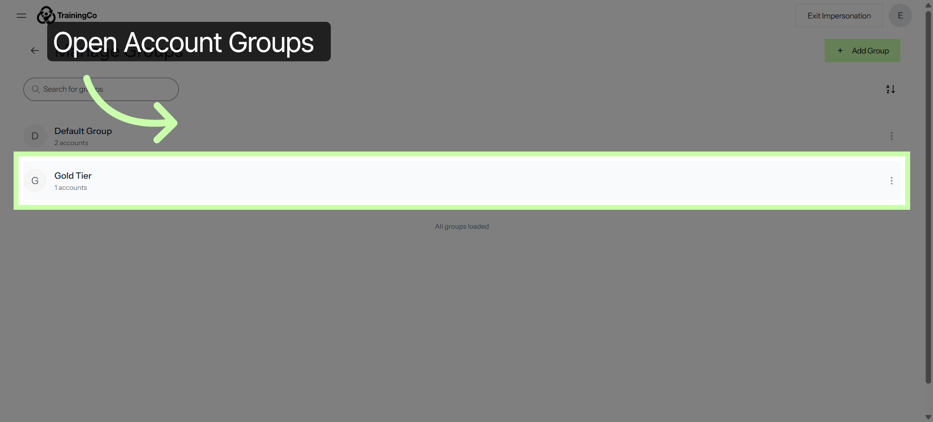 Open Gold Tier1 Group