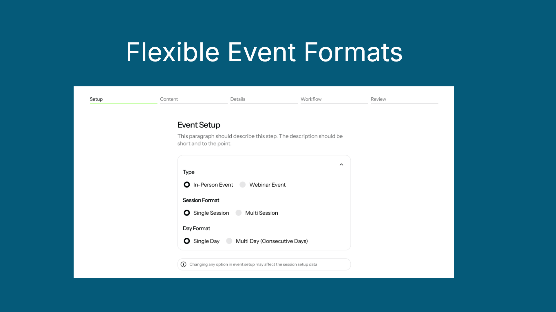 Event Formats