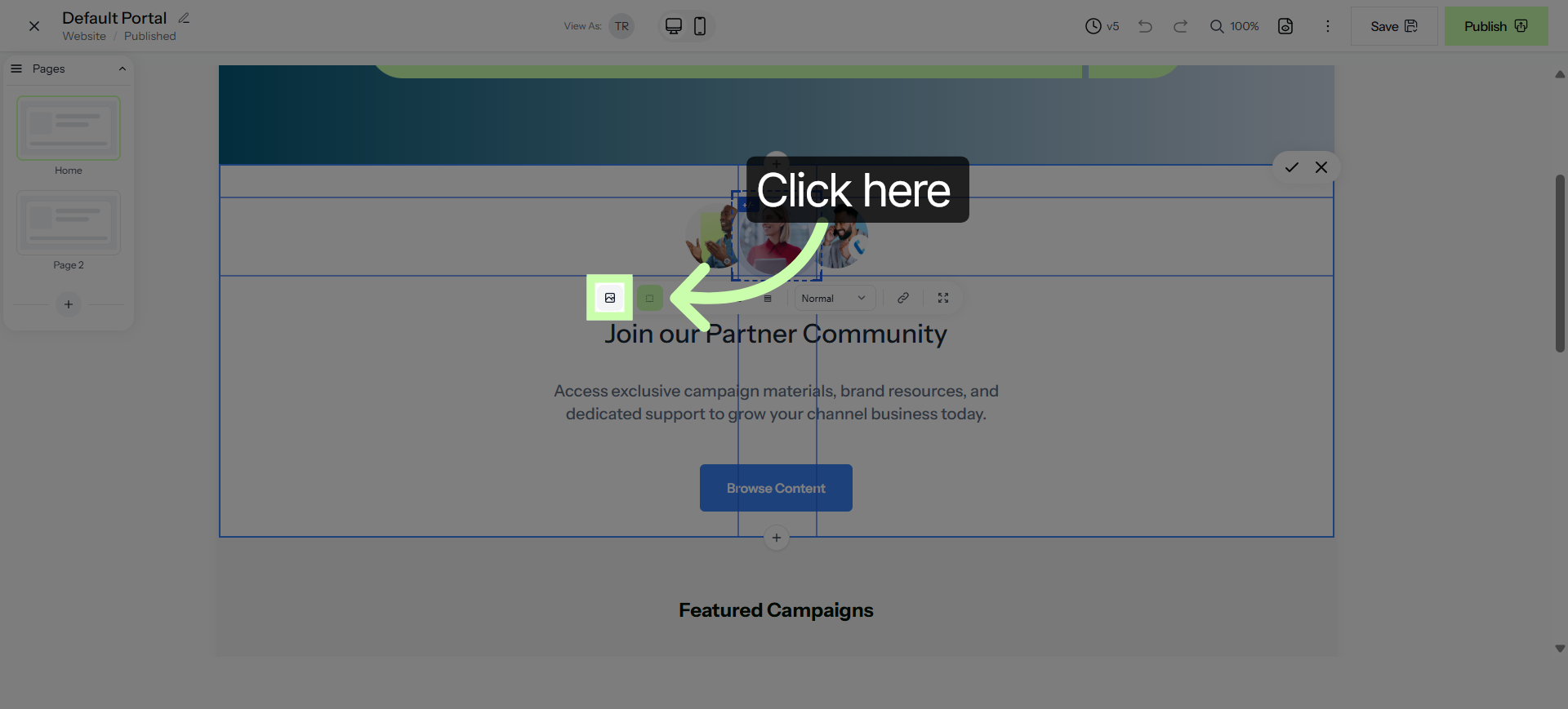 Access Content Settings