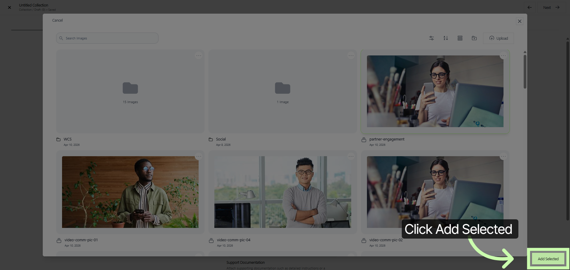 Add Cover Image