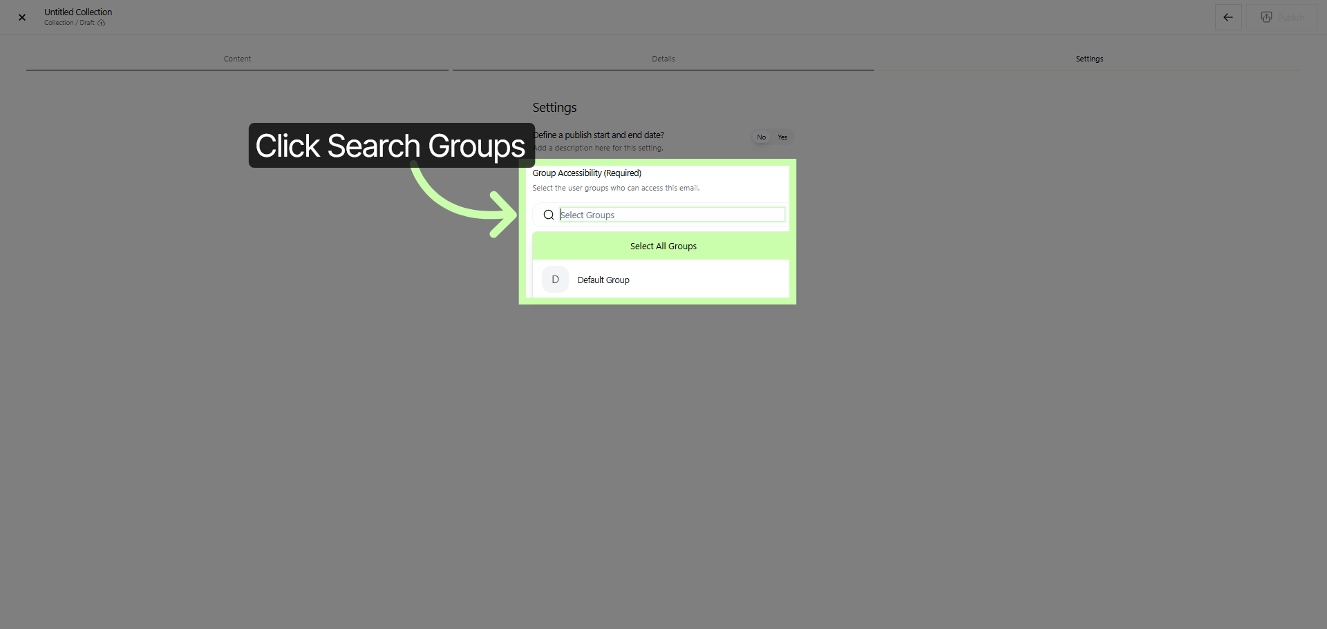 Search For Groups