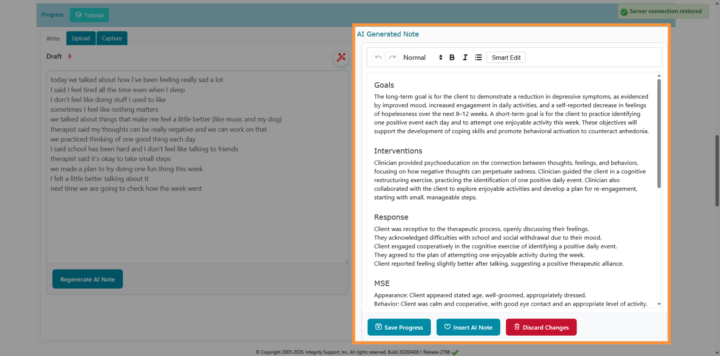 Select Formatting Option