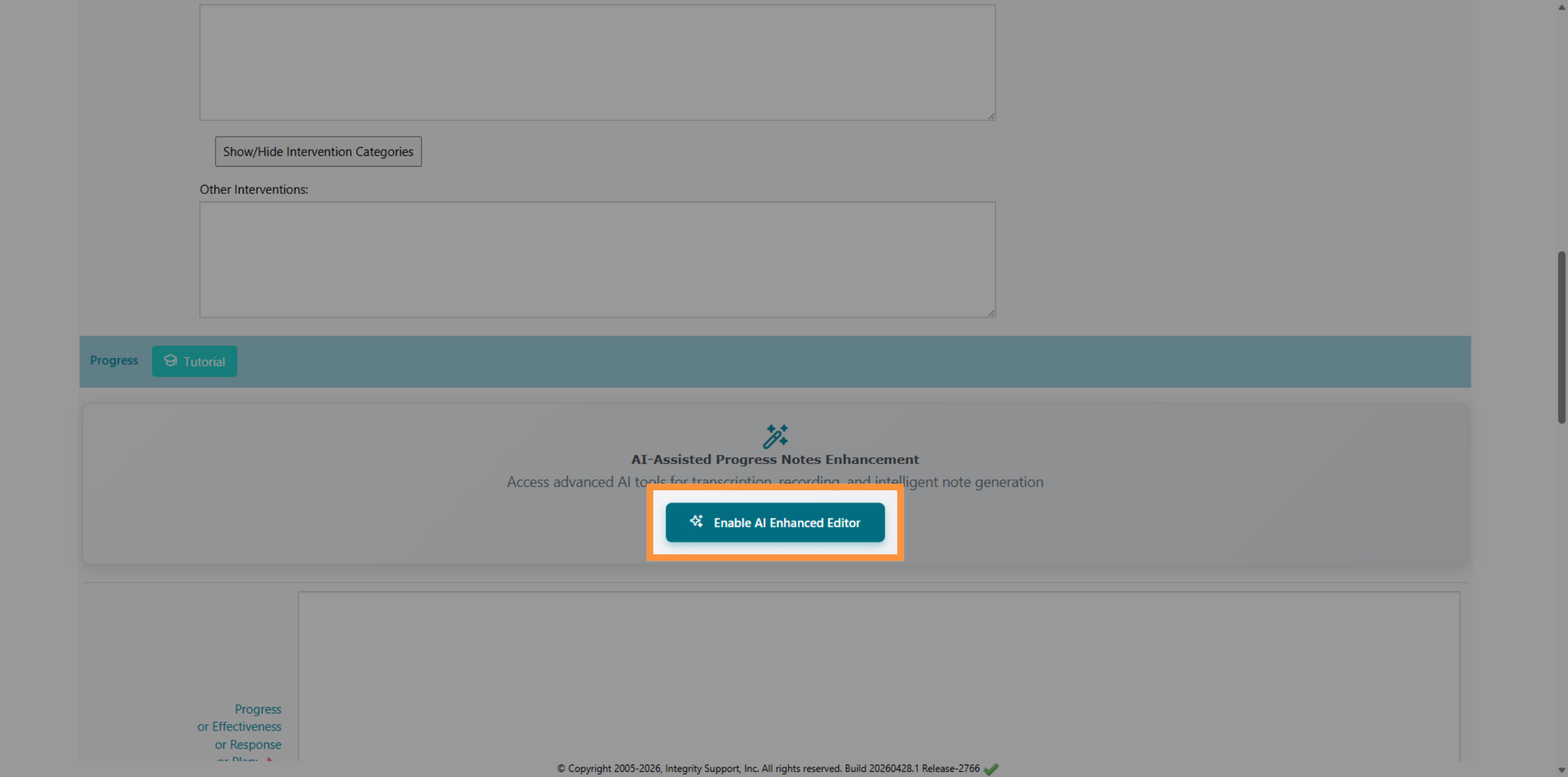 Activate AI Enhanced Editor