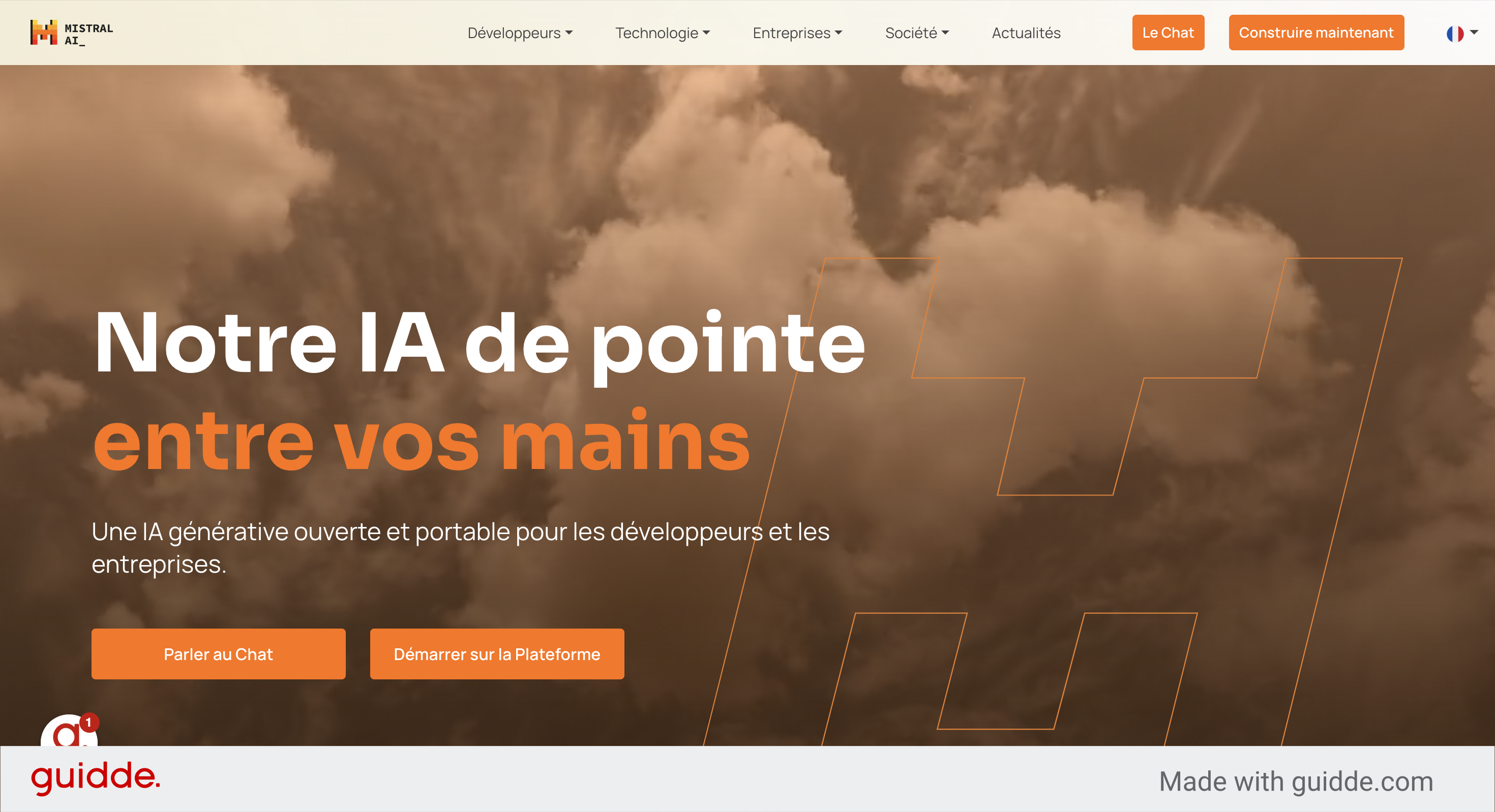 Passez à 'mistral.ai'