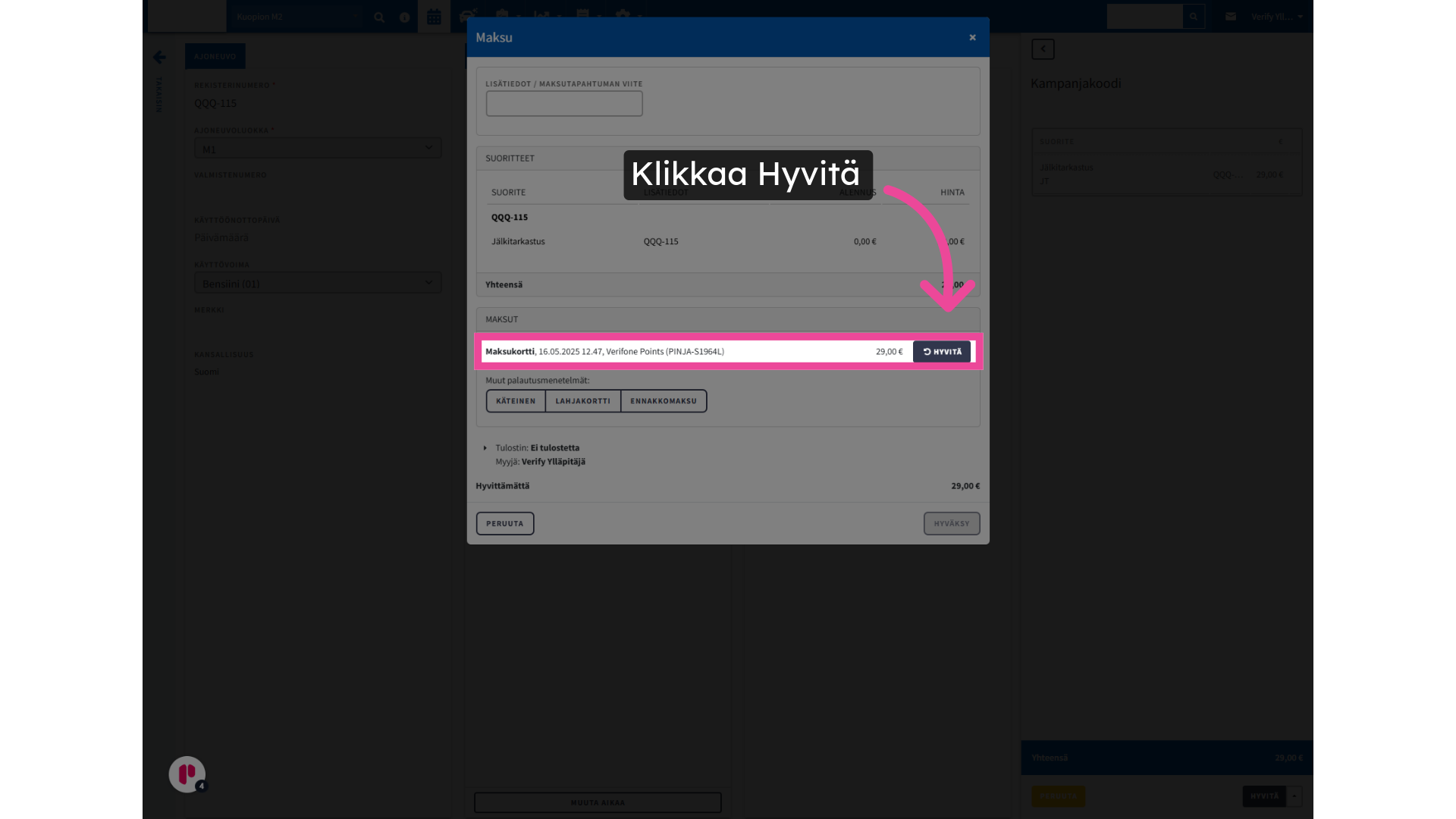 Klikkaa Hyvitä