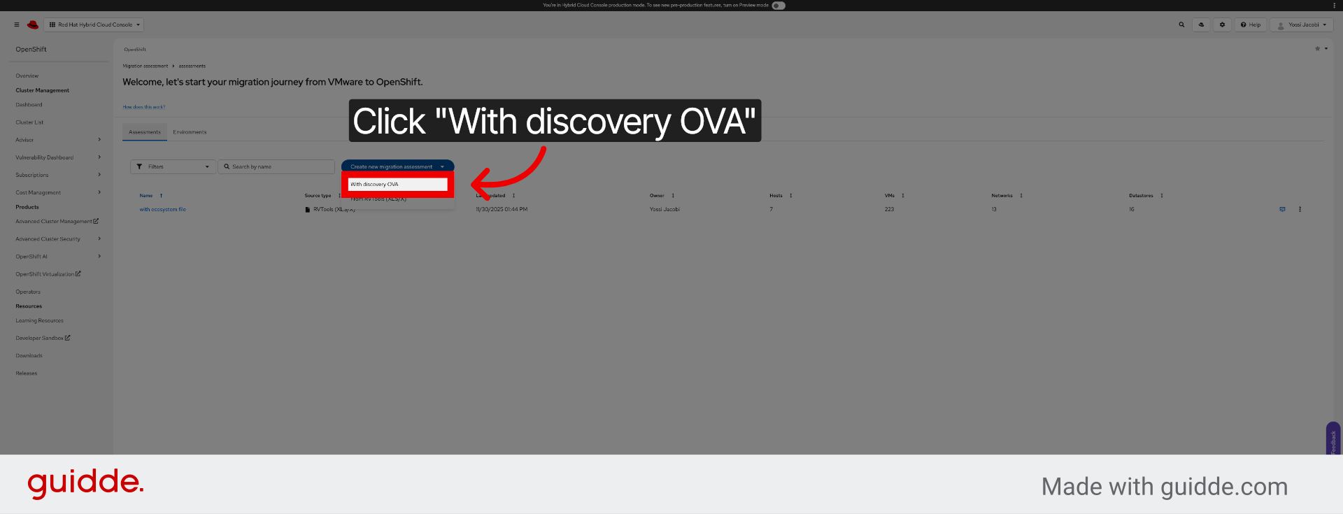 Select Assessment Name Field
