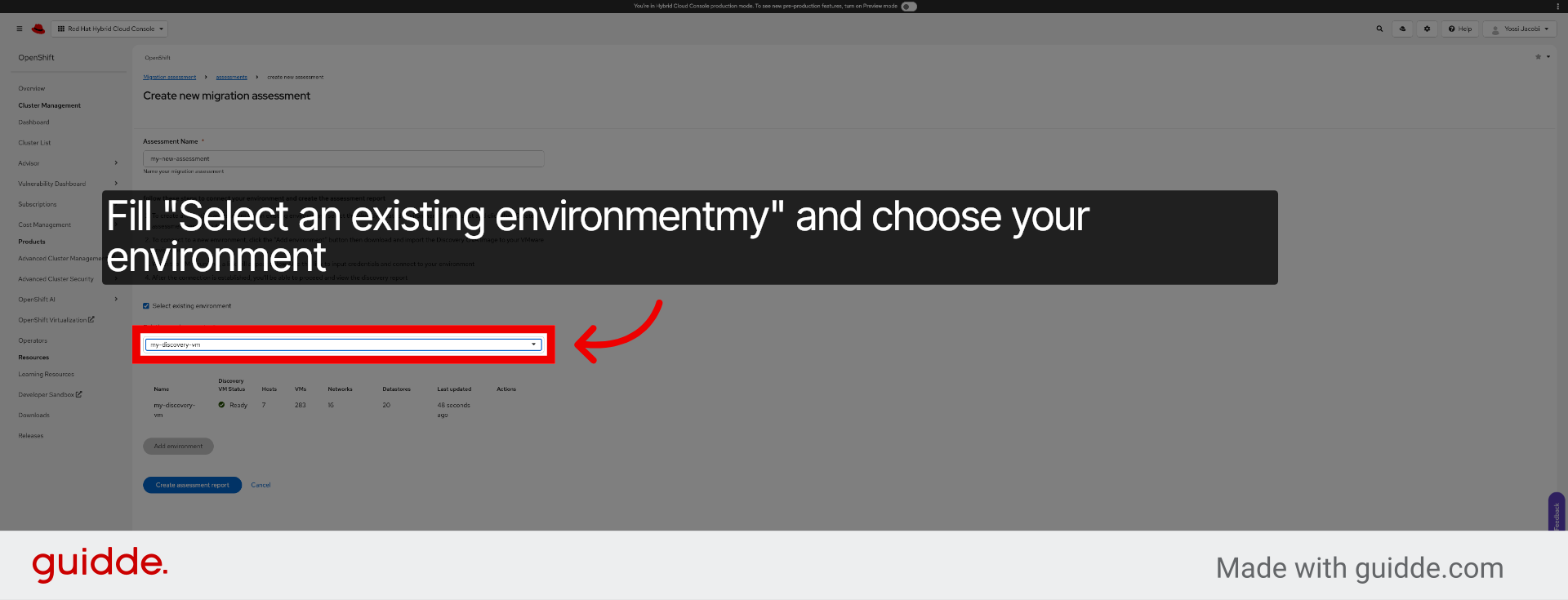 Create Assessment Report