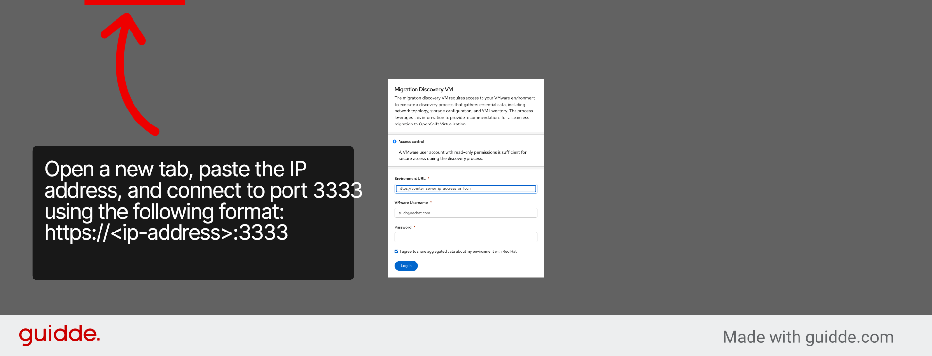 Select Environment URL Field