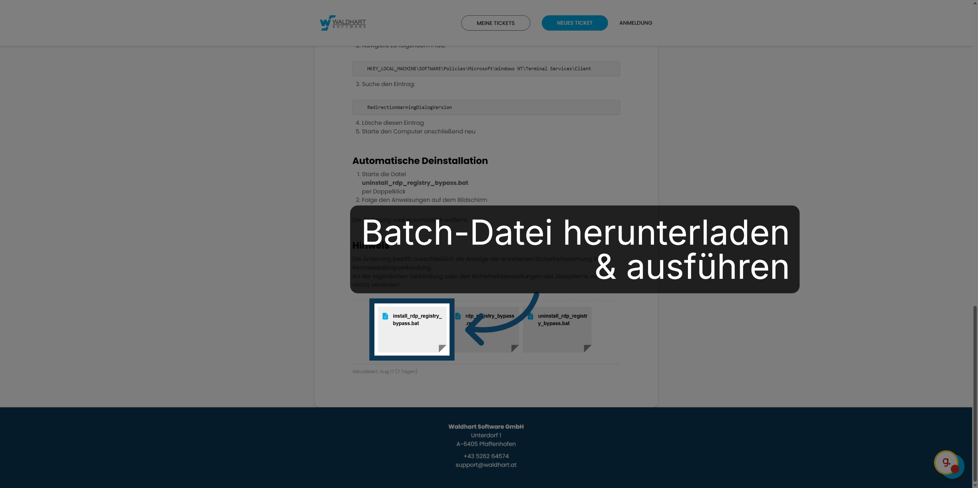Batch-Datei auswählen