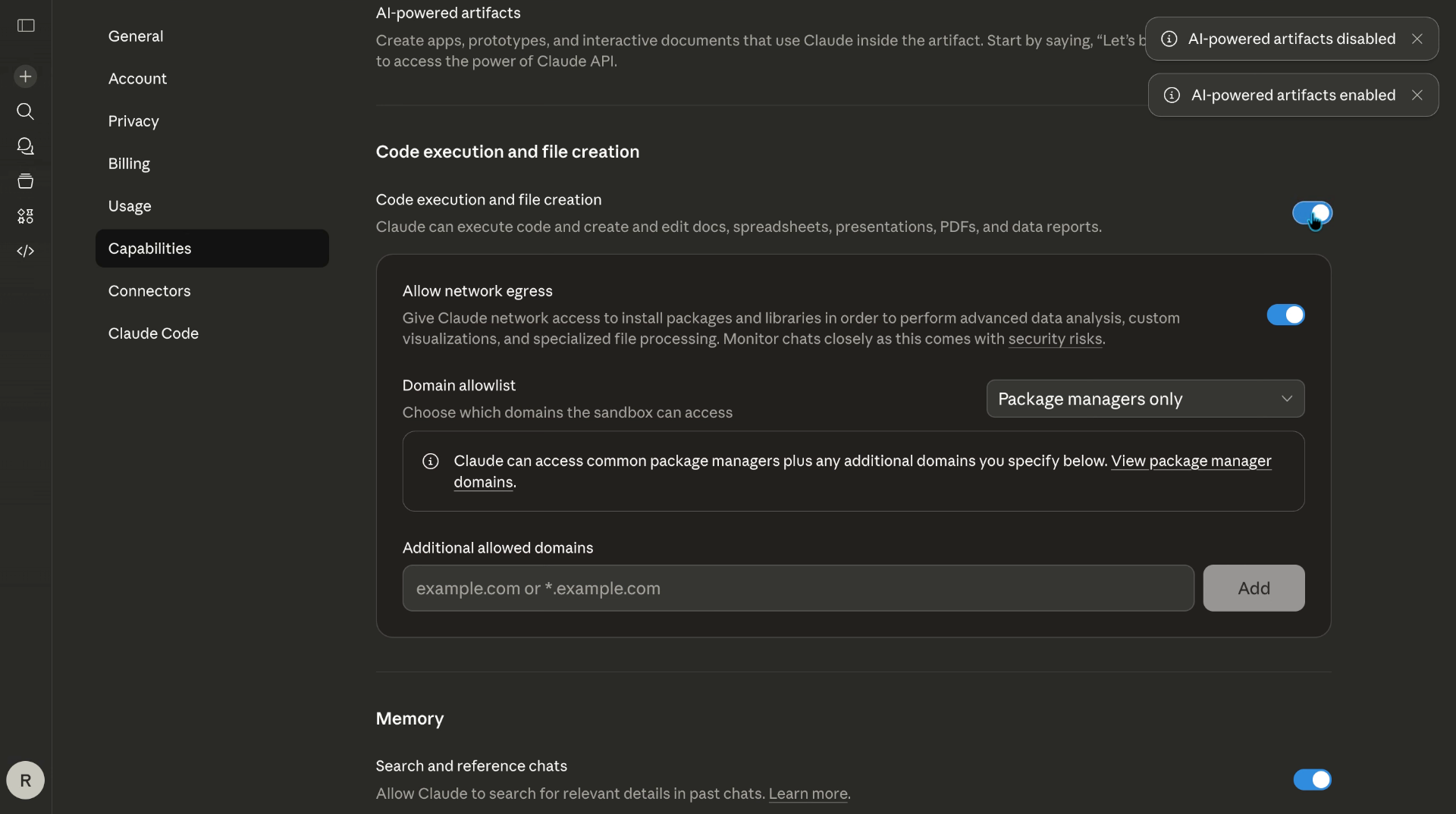 Activate Additional Skill