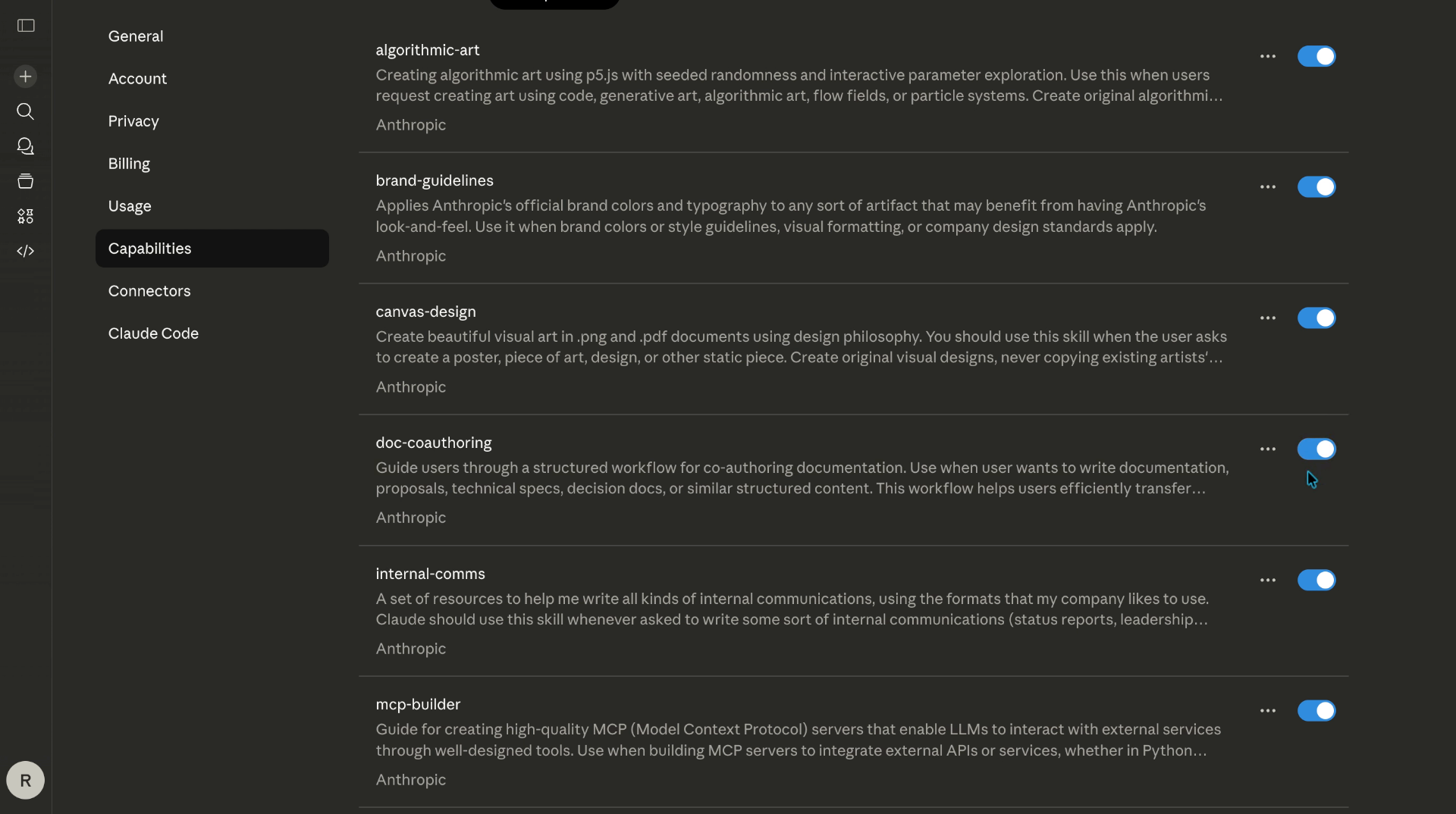 Enable Example Skill