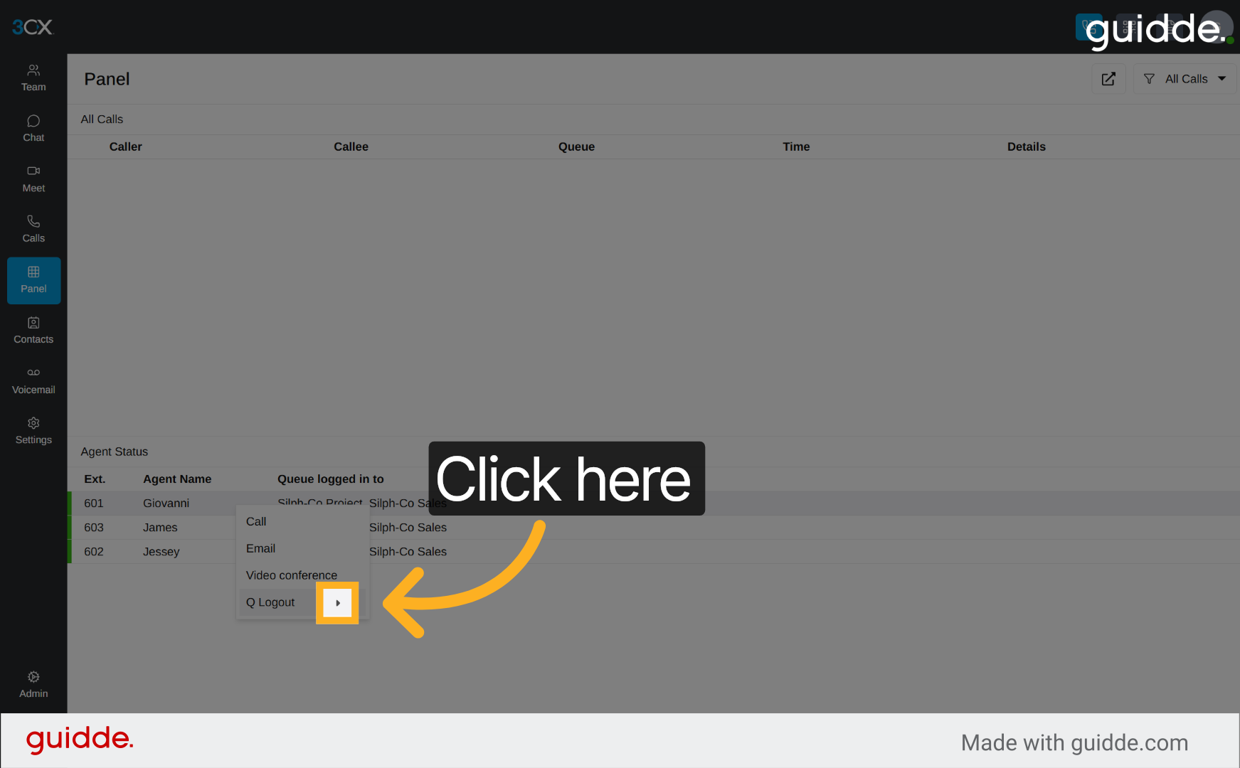 Access Call Options