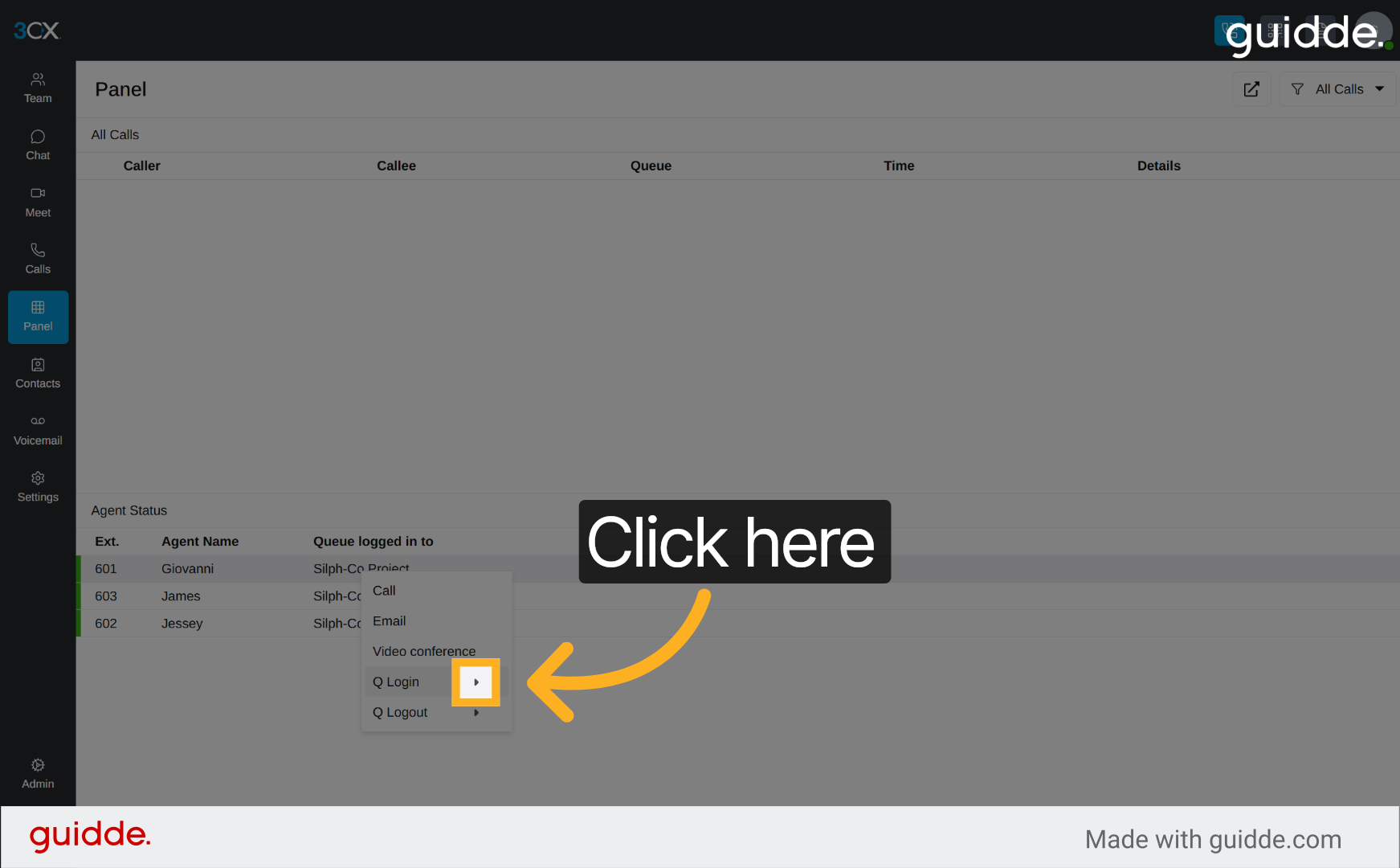 Open Additional Call Options