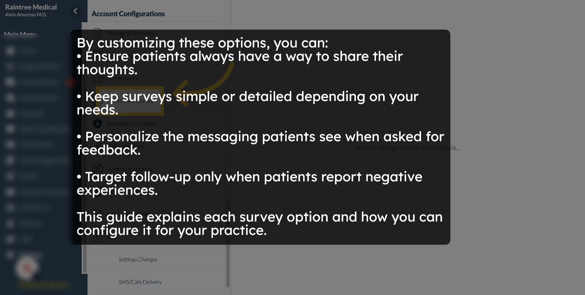 Click 'Patient Care Journey'