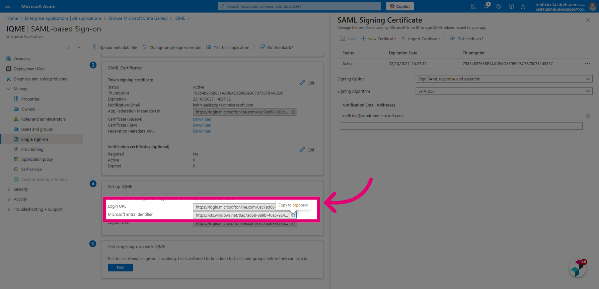 Switch to 'portal.azure.com'