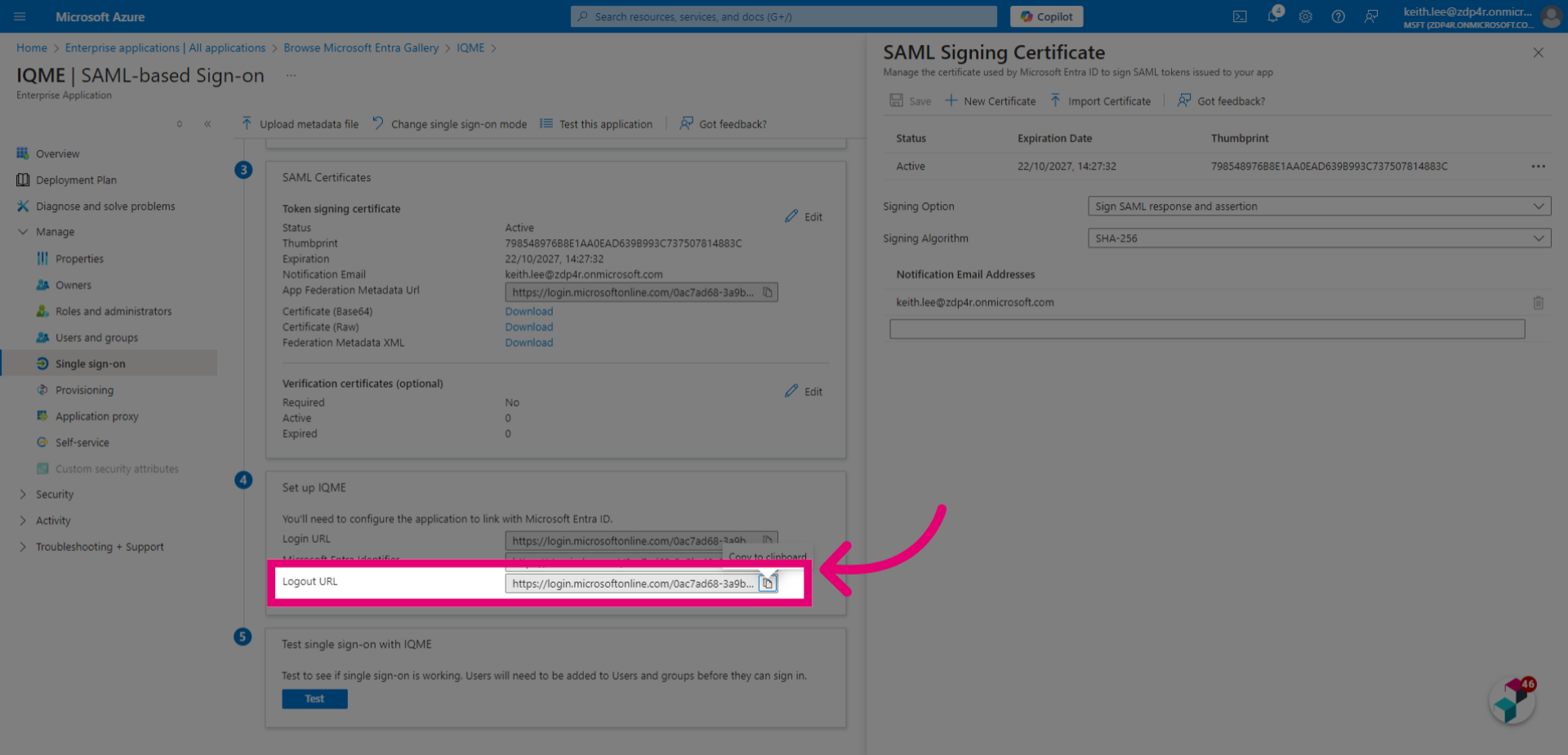 Switch to 'portal.azure.com'