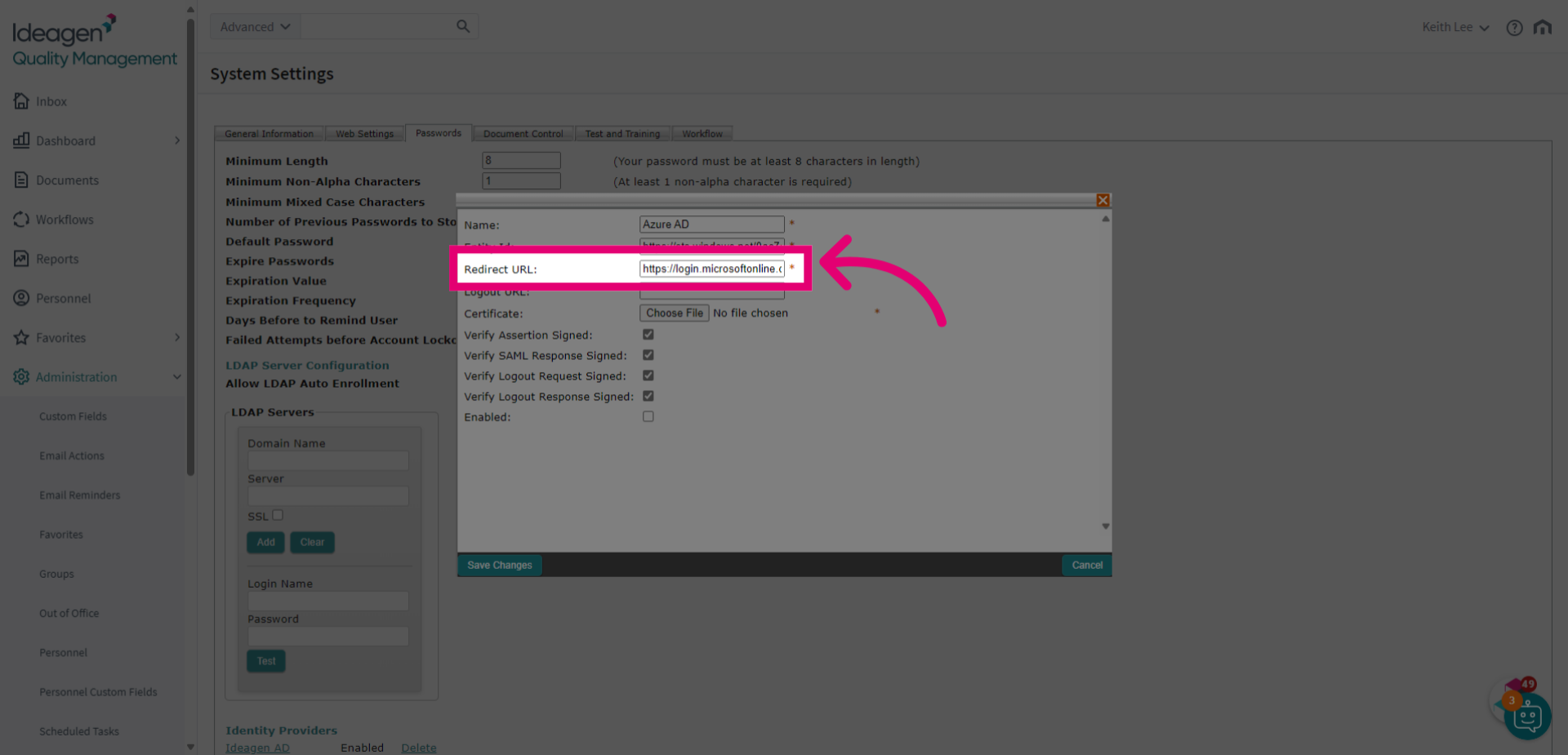 Paste the copied URL