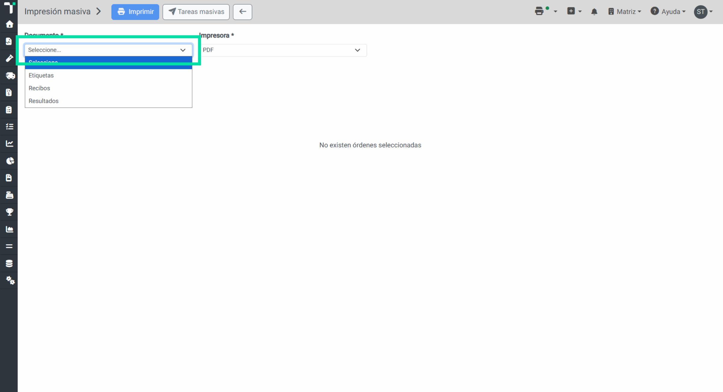Elegir Tipo De Documento