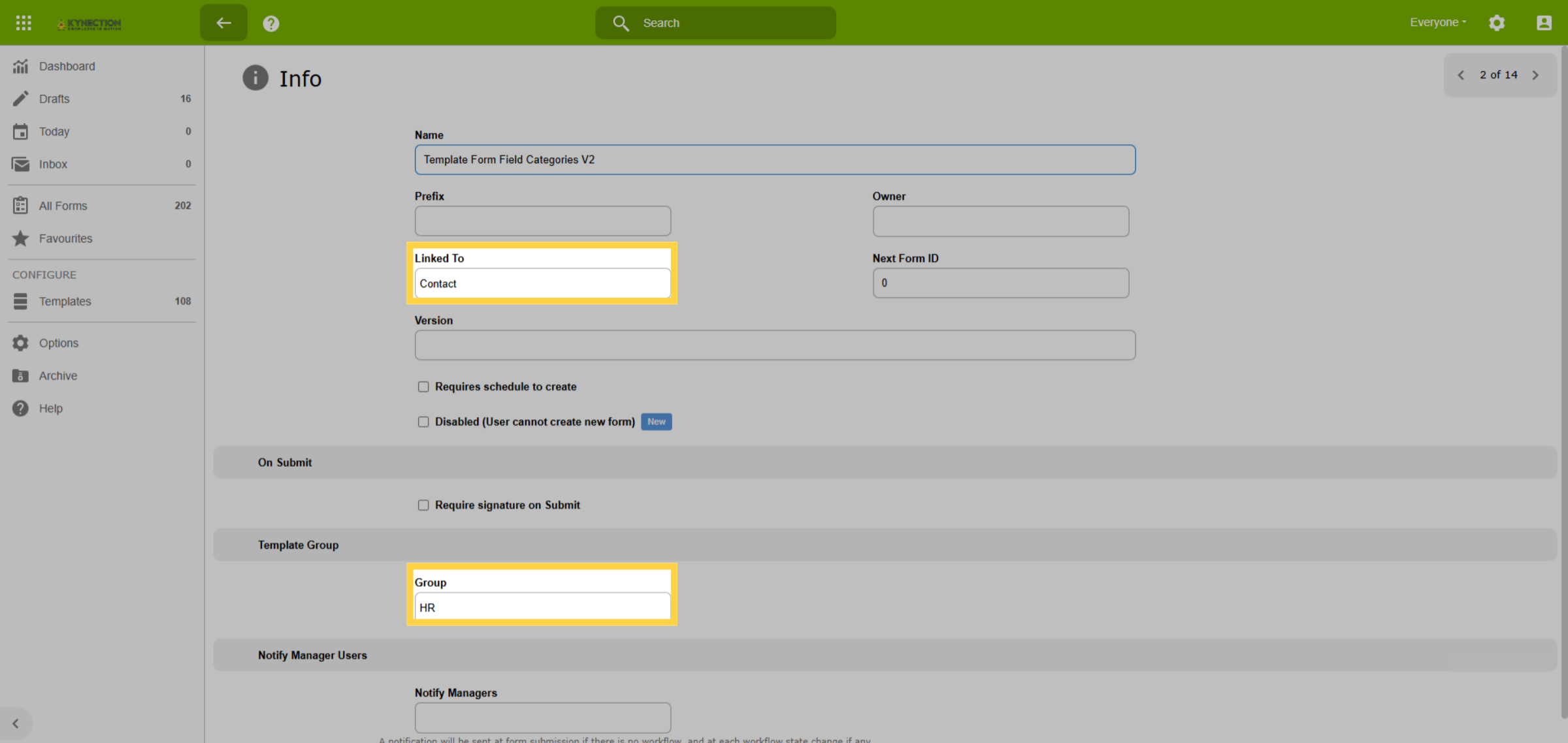 Replace Existing Form
