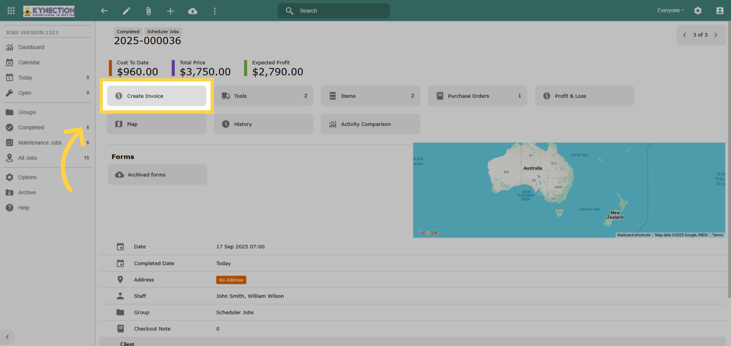 Create Invoice