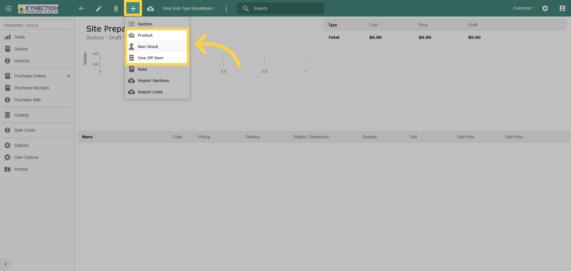Billable Item Type