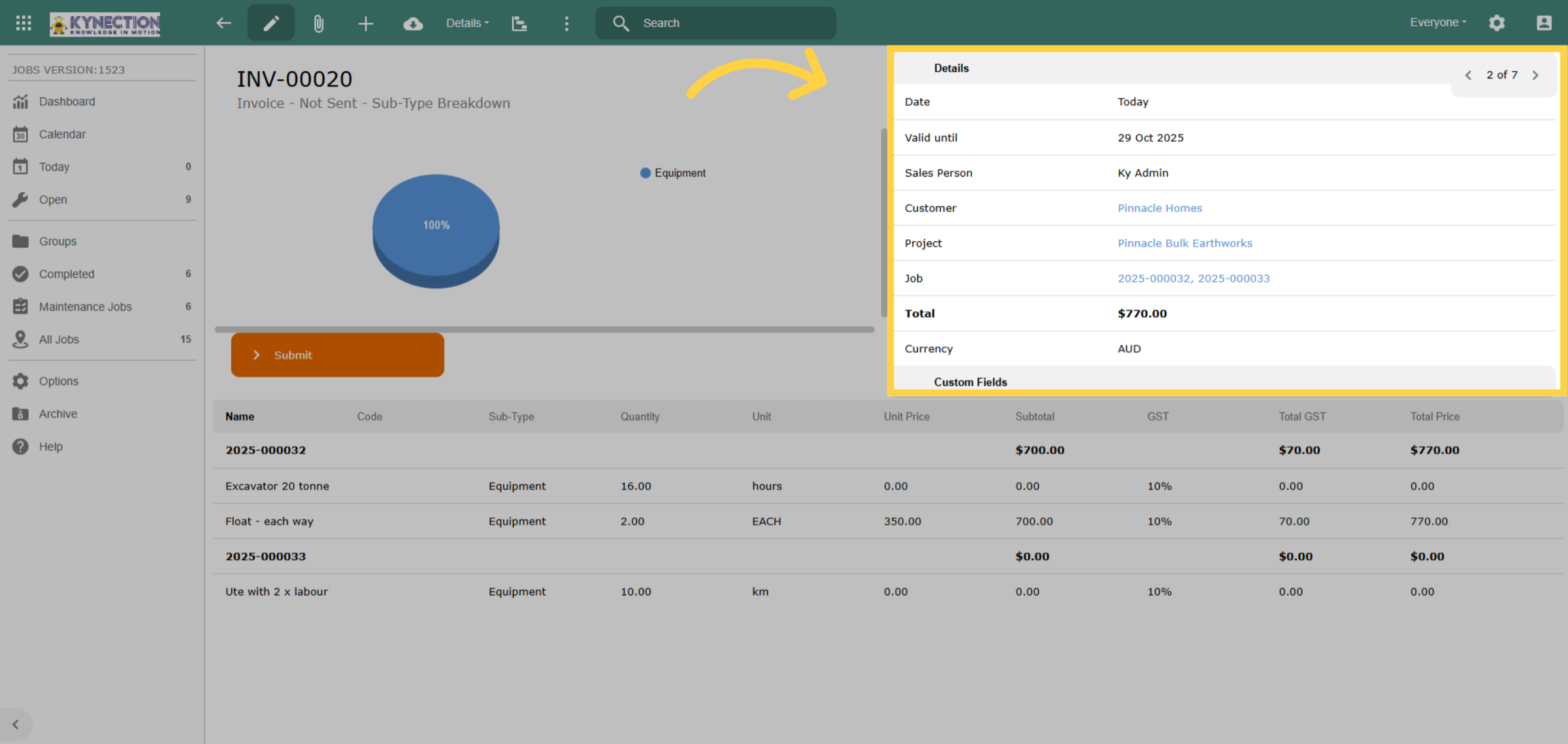 Invoice Details