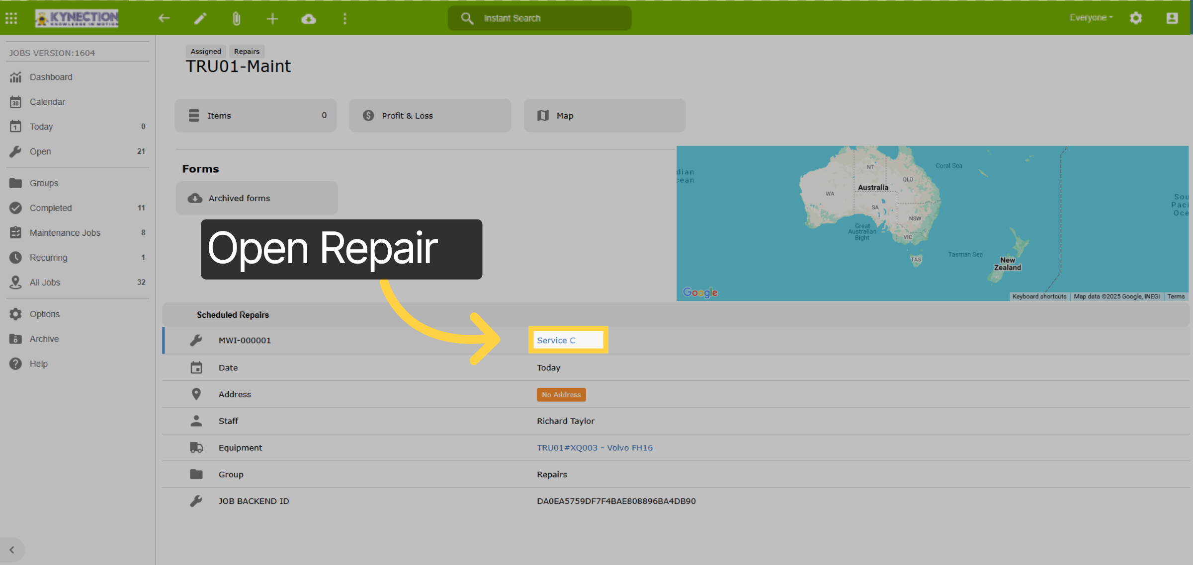 Open Repair