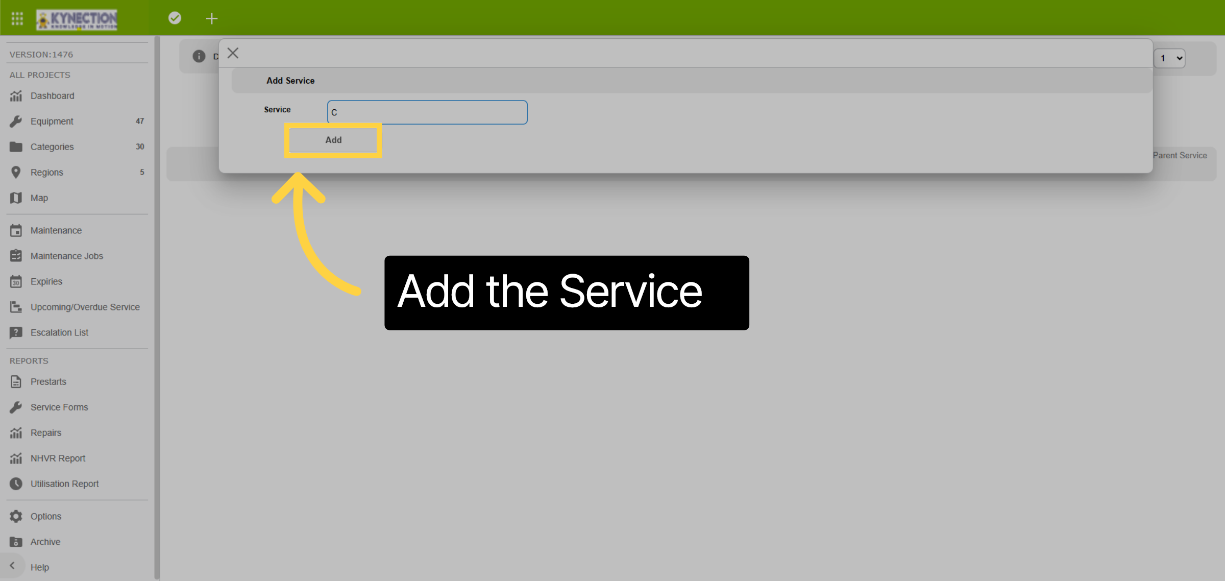 Add the Service