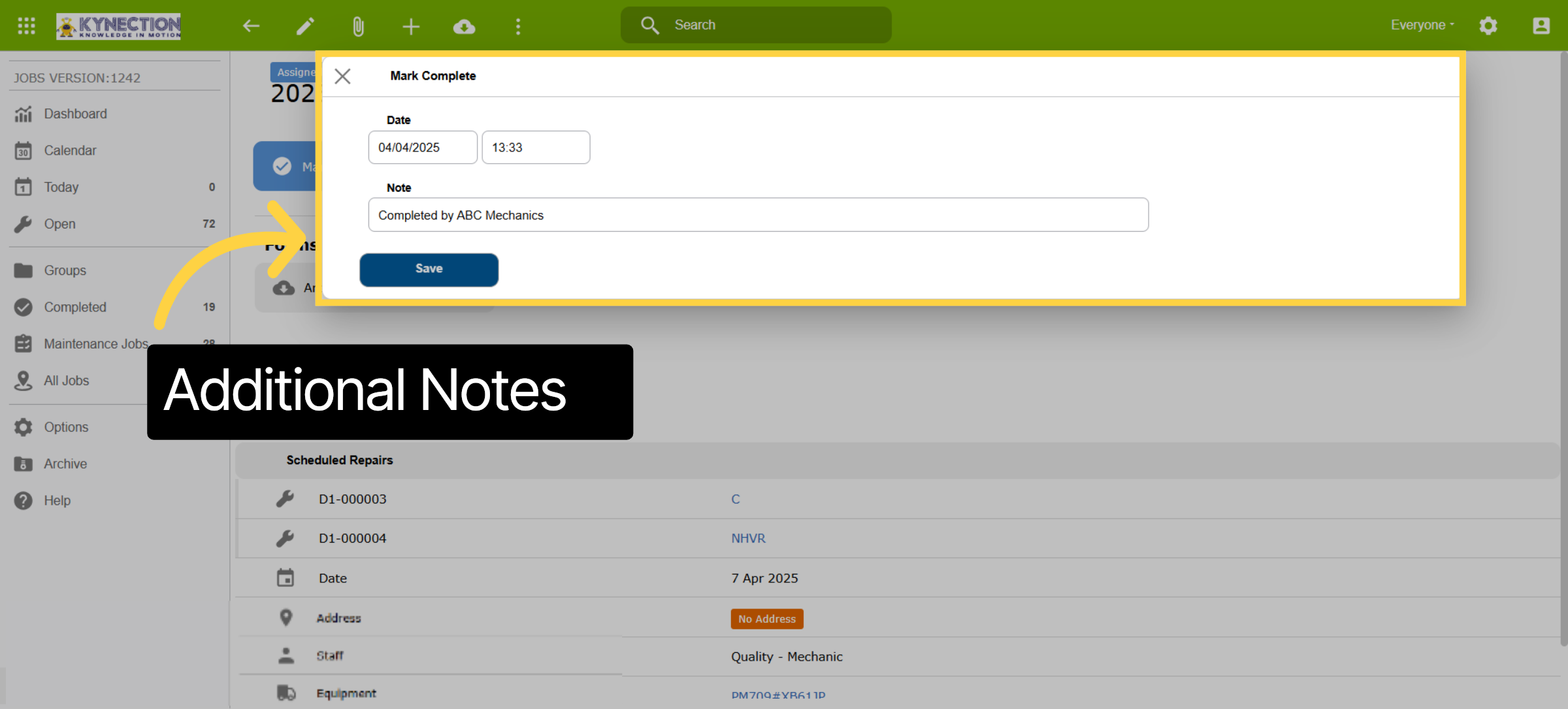 Additional Notes