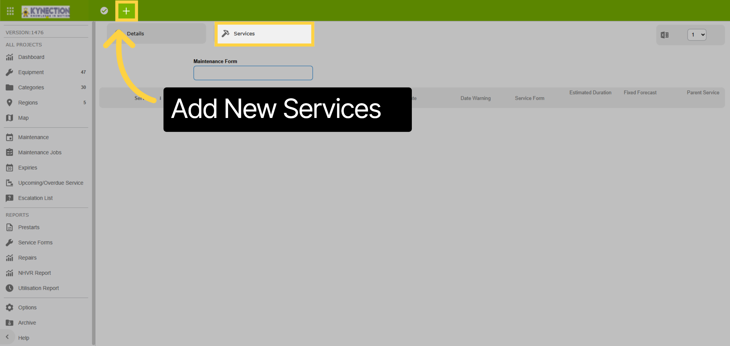 Add New Services