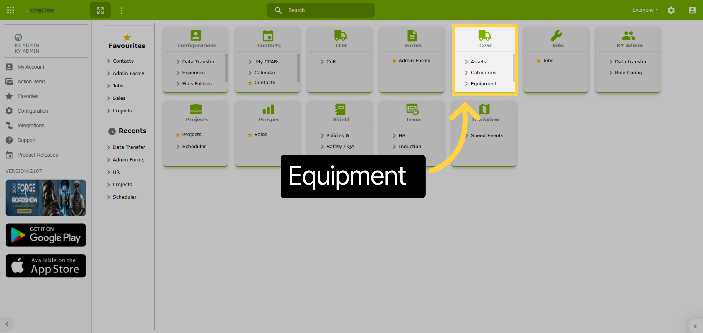 Equipment