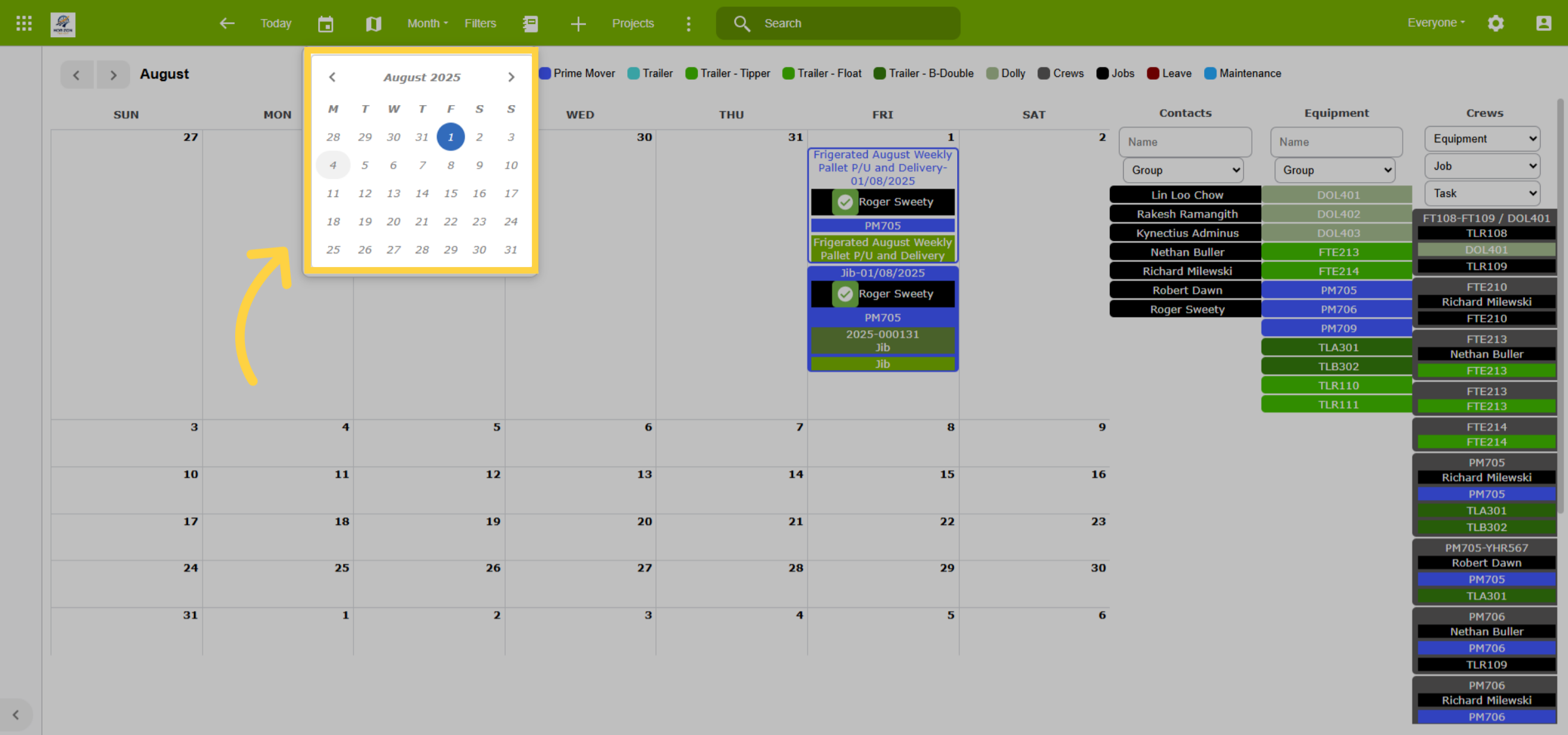 Date Filtering