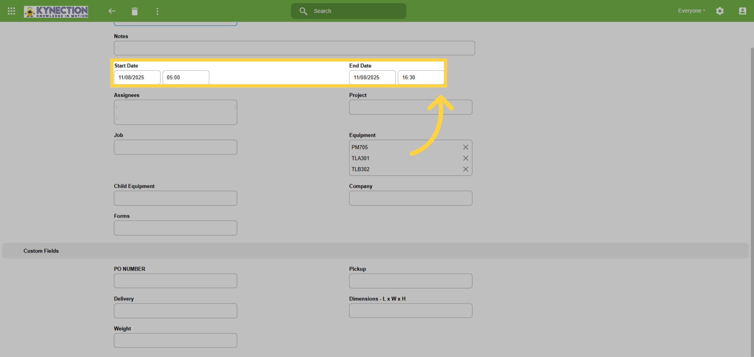 Block Out Scheduler