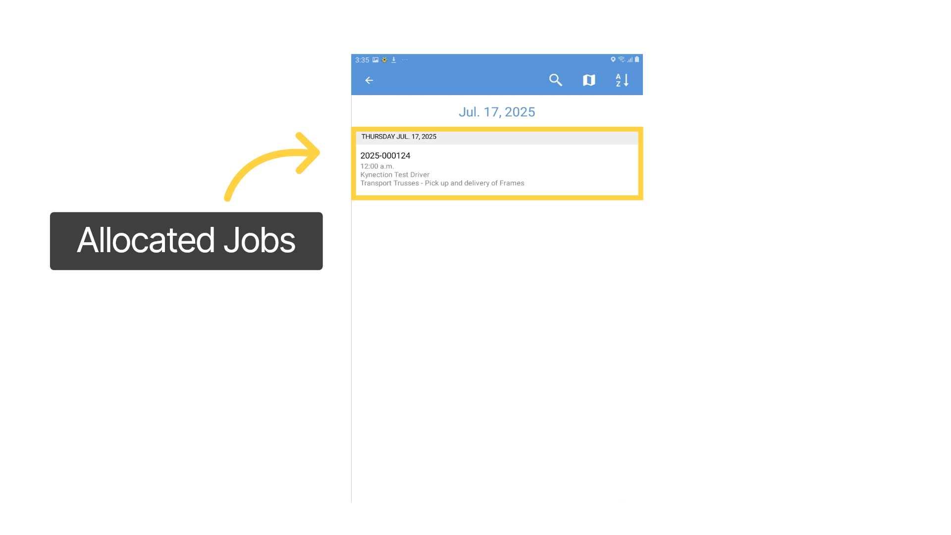 Allocated Jobs