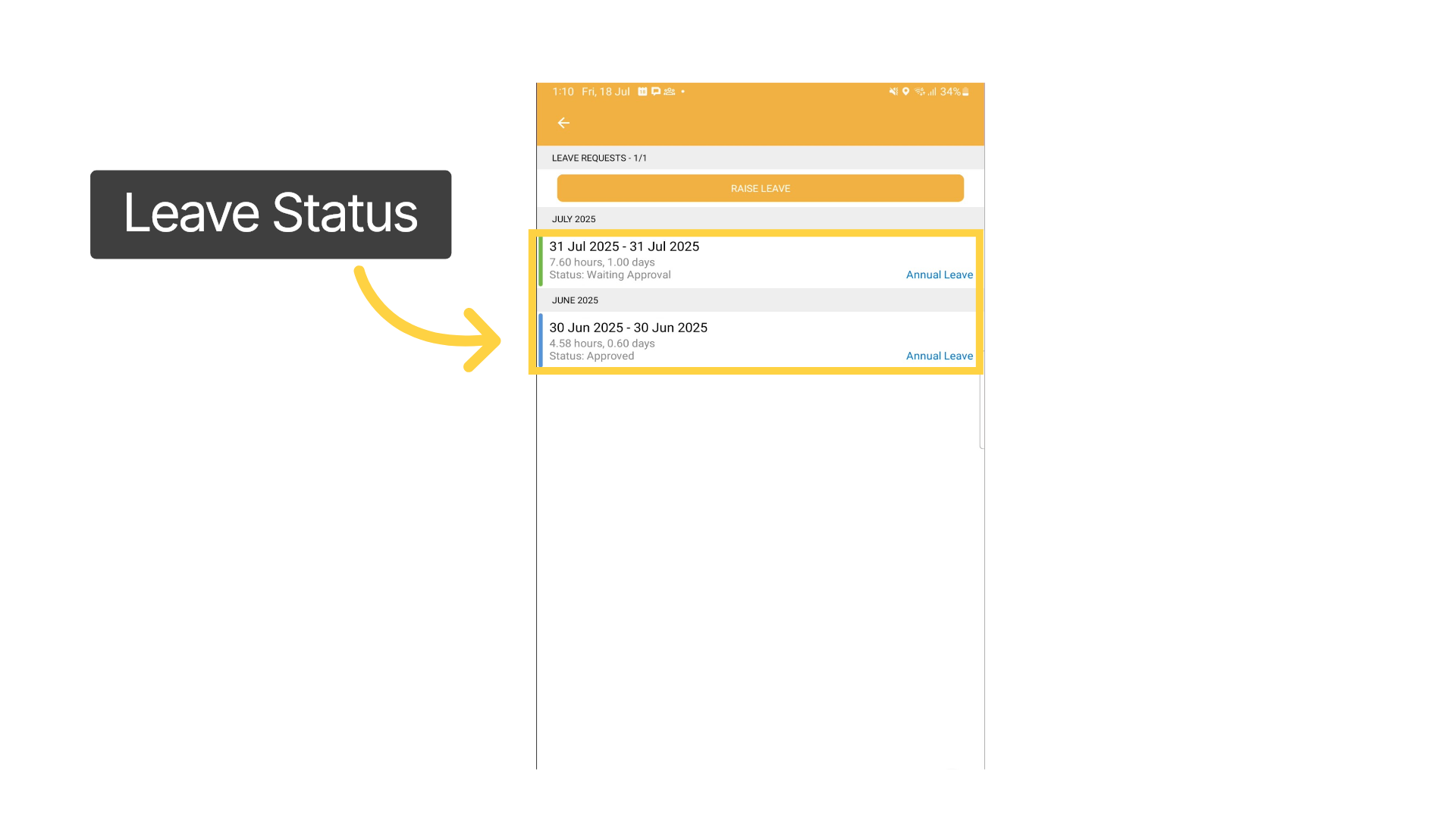 Leave Status